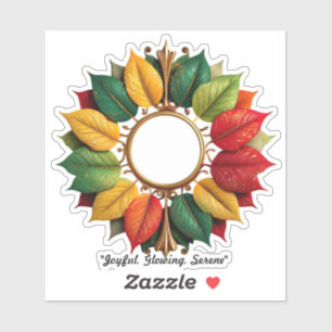 "Goldenes Weihnachtsambiente" Aufkleber