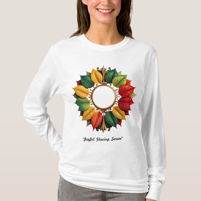 "Goldenes Weihnachtslied" T-Shirt (Vorderseite)