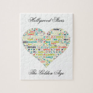 Goldenes Zeitalter der Hollywood-Stars-Puzzle Puzzle