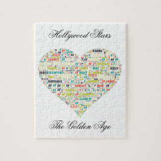 Goldenes Zeitalter der Hollywood-Stars-Puzzle Puzzle