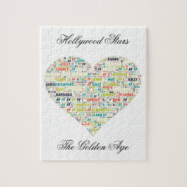 Goldenes Zeitalter der Hollywood-Stars-Puzzle Puzzle (Vertikal)