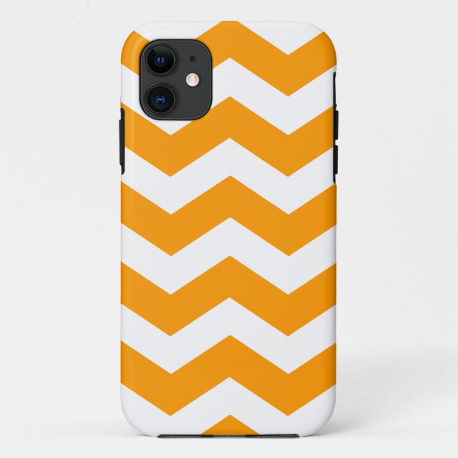 Goldenes Zickzack Muster Fall Savvy iPhone 5 Fall Case-Mate iPhone Hülle (Rückseite)