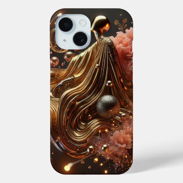 GoldenFlow Case-Mate iPhone Hülle (Rückseite)