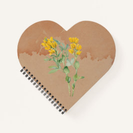 Goldenpea-Blume Notizbuch