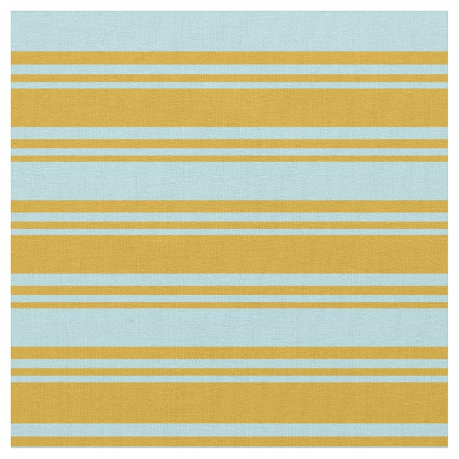 Goldenrod and Powder Blue Pattern Stoff (Nahaufnahme)