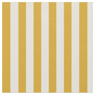 Goldenrod und beige farbige Linien Stoff
