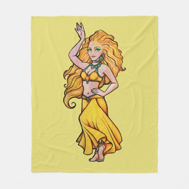 Goldens Belly Dancer                               Fleecedecke (Vorderseite)