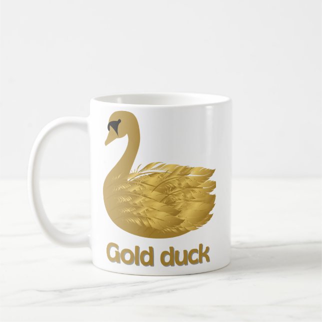 Goldente Kaffeetasse (Links)