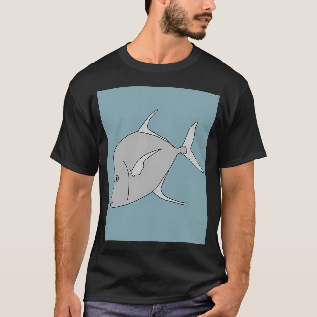 Golder-Perl-Gourami (Weibchen) T-Shirt (Vorderseite)