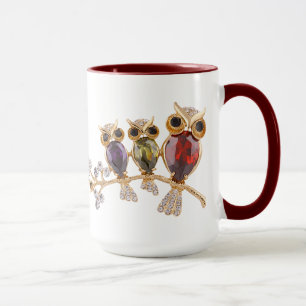 Goldeulen-Juwel-u. Diamant-Tasse Tasse