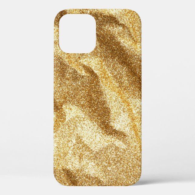Goldfaltenpapier mit abstraktem Hintergrund.go Case-Mate iPhone Hülle (Rückseite)