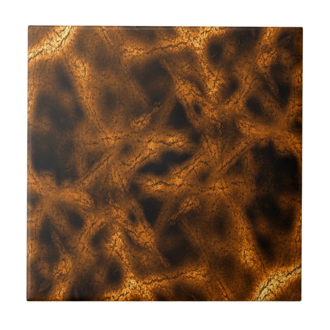 Goldfantasy-Muster Fliese (Vorderseite)