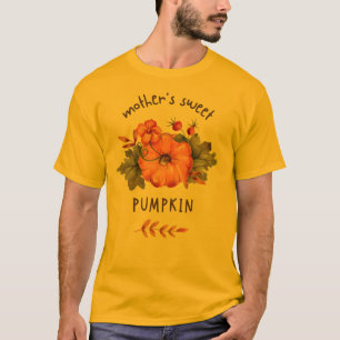 Goldfarbe der Frau Mother Süßkürbis T - Shirt