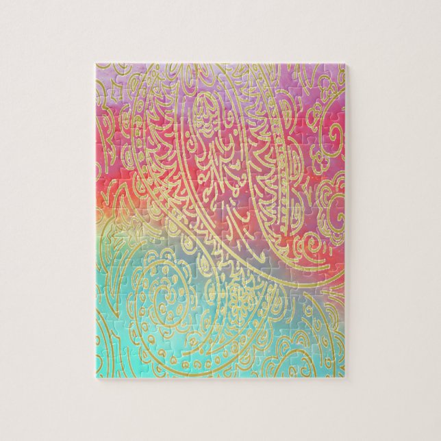 Goldfarben Puzzle (Vertikal)