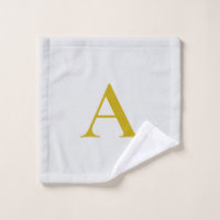 Goldfarbene benutzerdefinierte Monogramm Anfangsbu