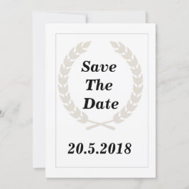 goldfarbene Blume Save the Date