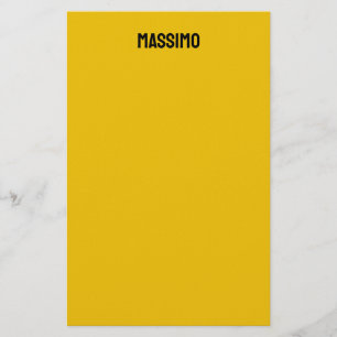 Goldfarbene eigene Name minimalistisch modern schl Briefpapier