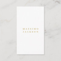 Goldfarbene minimalistische professionelle Serifen