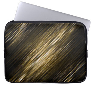 goldfarbene und schwarze Abdeckung Laptopschutzhülle