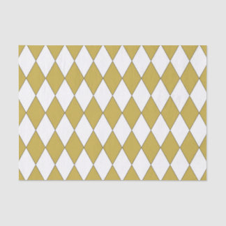 goldfarbenes Diamantdesign Seidenpapier