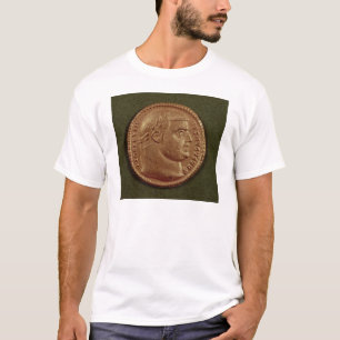 Goldfarbig von Diocletian, das einen Lorbeer-Kranz T-Shirt