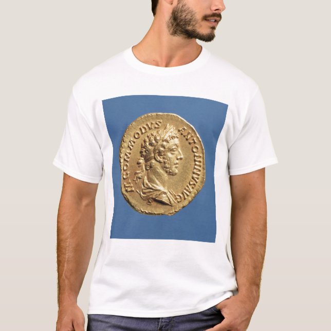 Goldfarbiger Fehlschlag von Commodus T-Shirt (Vorderseite)