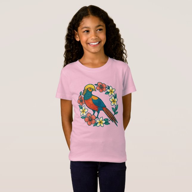 Goldfasan T-Shirt (Vorne ganz)