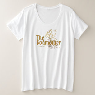Goldfeenhaftes kundengerechtes die Patin Große Größe T-Shirt