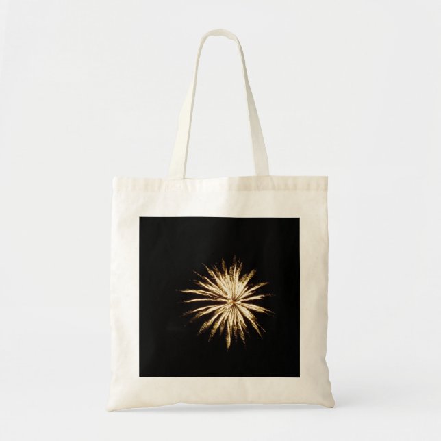 Goldfeuerwerk Tragetasche (Vorne)