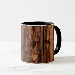Goldfield alte hölzerne Korn-WestTasse - schwarze Tasse