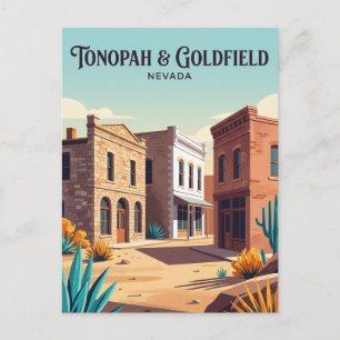 Goldfield und Tonopah Nevada Postkarte