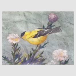 Goldfinch Bird Decoupage Tissue Paper Seidenpapier