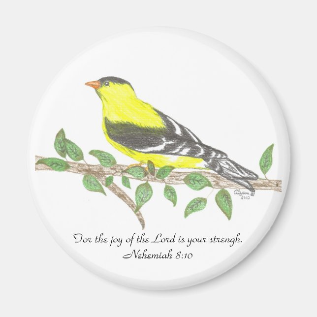 Goldfinch Magnet (Vorne)