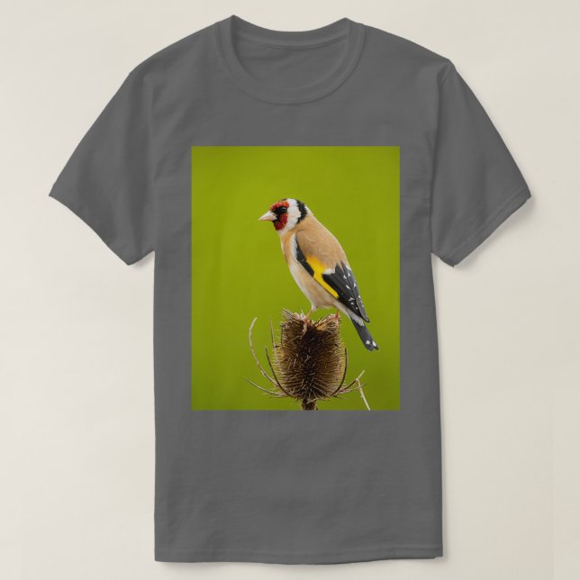 Goldfinch on teasel T-Shirt (Design vorne)