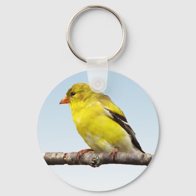 Goldfinch Schlüsselanhänger (Vorderseite)