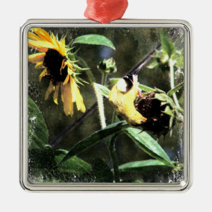 Goldfinch Silbernes Ornament