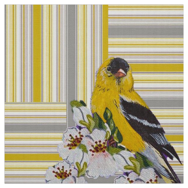 Goldfinch Stripes Fabric Stoff (Muster)