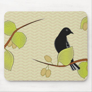 Goldfinch u. Maulbeere Mousepad