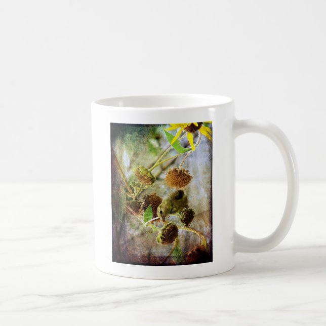 Goldfinch und Sonnenblumen Tasse (Rechts)