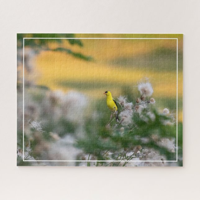 Goldfinch- und Thistle-Herbst Puzzle (Horizontal)