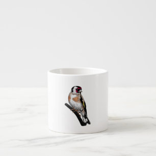 Goldfinch zeichnend espressotasse