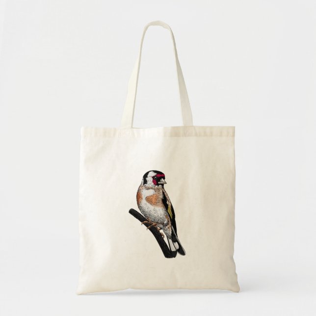 Goldfinch zeichnend tragetasche (Vorne)