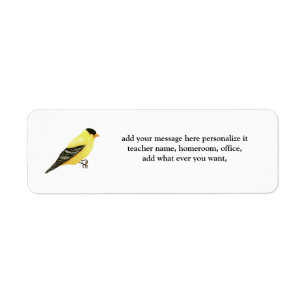 Goldfink, gelber Vogel, Aufkleber,