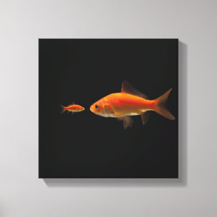 Goldfisch 2 leinwanddruck