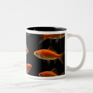 Goldfisch 2 zweifarbige tasse