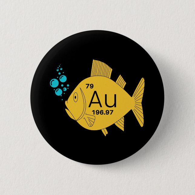 Goldfisch Button (Vorderseite)