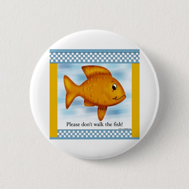 Goldfisch Button (Vorderseite)