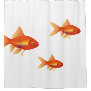 Goldfisch Duschvorhang