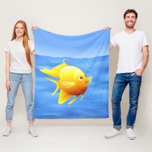 Goldfisch Fleecedecke