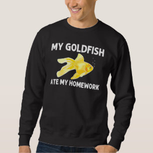 Goldfisch für Männer Frauen Gold Aquarium Fisch Ha Sweatshirt